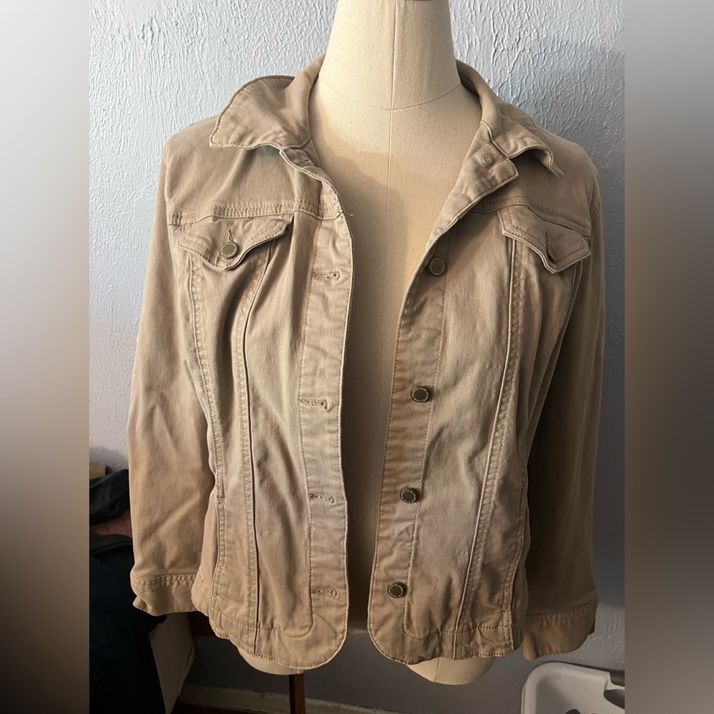 Charter Club tan jacket